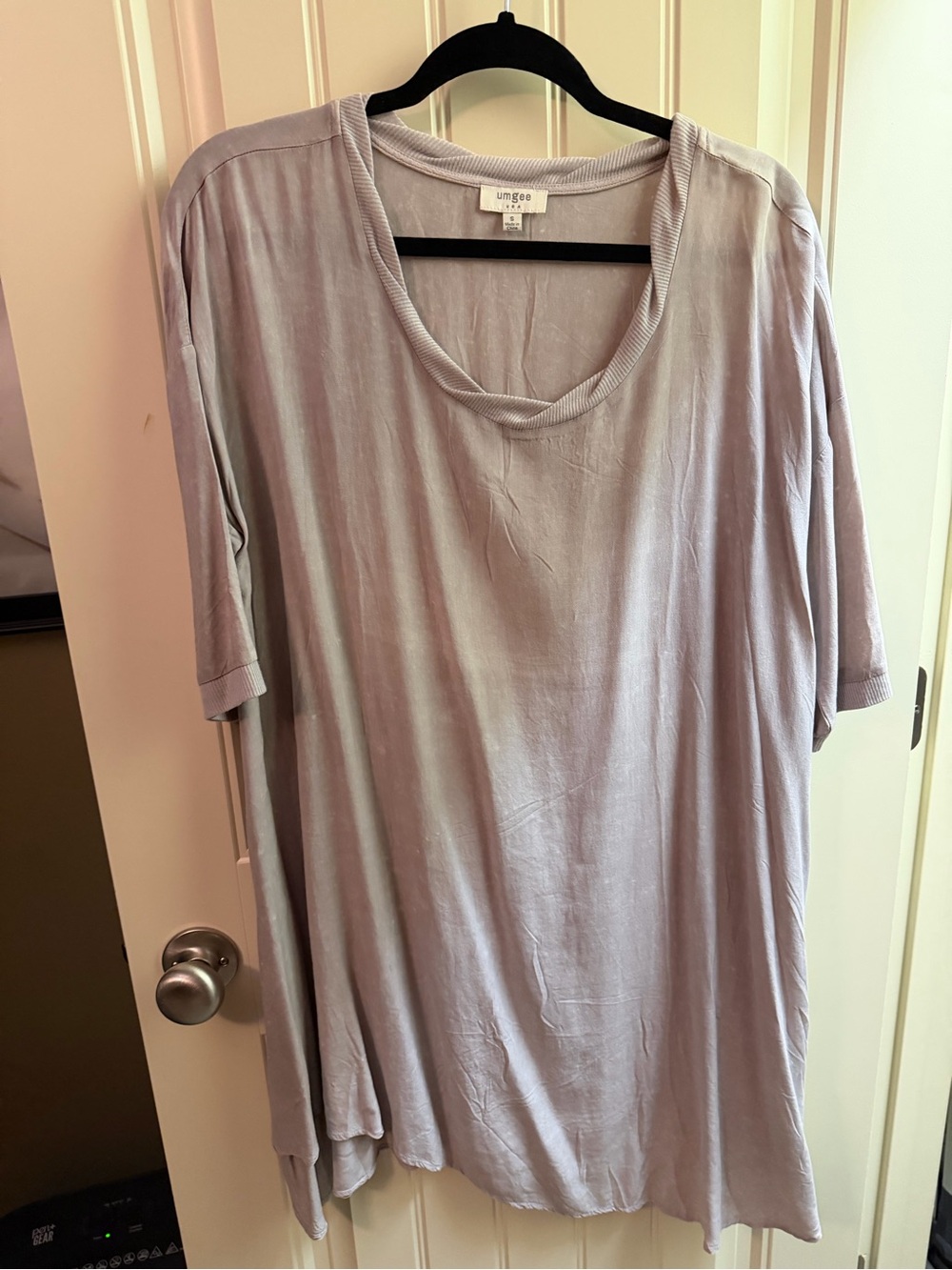 Umgee Lavender Scoop Neck Tunic Top